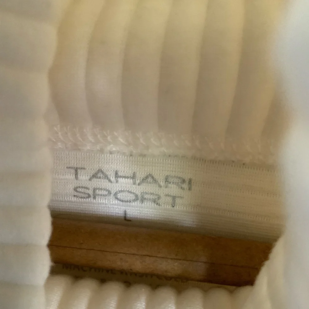 Tahari Turtleneck Sweatshirt in Cream - Picture 2 of 3